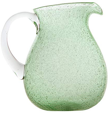 Caraffa in vetro con manico Memento Originale Giada