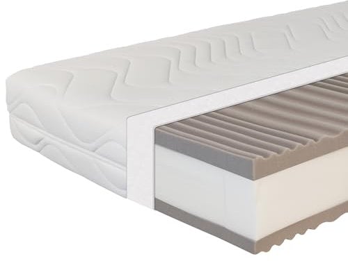 BeCo Matratze, Maxima Plus, Taschenfederkern, Stiftung Warentest “GUT” (getestet in 90×200 cm H3, 10/2023), bis 180 kg belastbar (90 x 200 cm, H3)