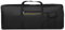 Btuty Funda acolchada para teclado de 61 teclas, con bolsillo con cremallera, tela Oxford, Black, Retro