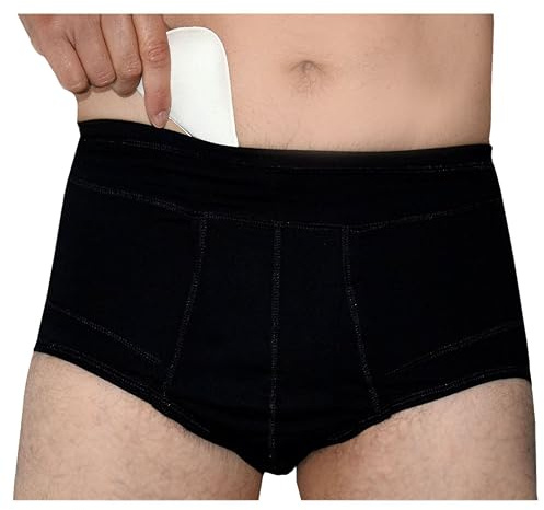Hernie-Unterwäsche für Männer Slips für Hernie-Stützgürtel für Männer, weiche und bequeme, atmungsaktive Unterwäsche Made in Italy