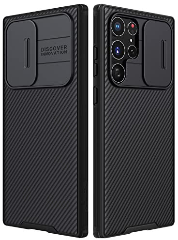 Nillkin CamShield Pro Case for Galaxy S22 Ultra 5G, [Camera Protection] with Slide Camera Cover, Slim Stylish Protective Case for Samsung Galaxy S22 Ultra 6.8 Black