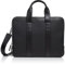 Lacoste Herren Chantaco Pique Leather Computer Bag Computertasche, Schwarz