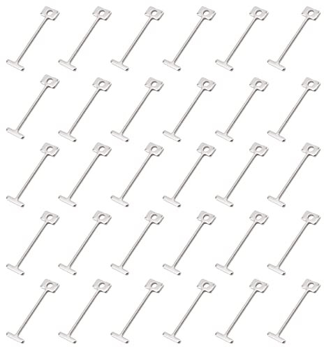 INCREWAY Ersatz-T-Pins Stahlnadeln, 200 Stück, 1,5 mm, T-förmige Ersatz-Stahlnadeln für Bodenwand