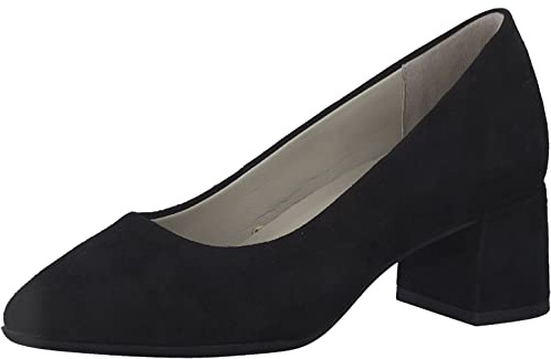 Tamaris Comfort Damen 8-8-82300-20-5 Pumps, Black Suede, 39 EU