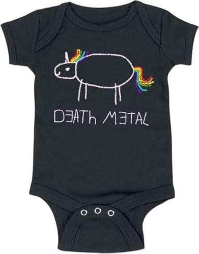 Death Metal Kids Unisex Body schwarz 86/92