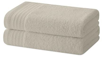 Degrees home - Juego de 2 Toallas de Manos - Toallas de baño - 100% Algodón - 480g/m2-100x50 cms