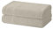 Degrees home - Lot de 2 Serviettes de Toilette - Serviettes de Bain - 100% Coton - 480g/m2-100x50 cm, Beige