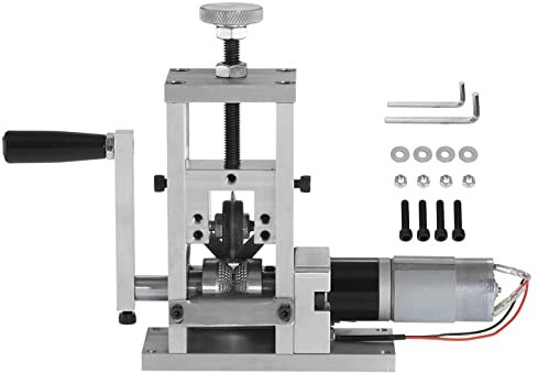 PJDDP Herramienta Pelacables Electrico 35W, Máquina Pelacables Chatarra de Cobre, Máquina Pelacables Manual de Alambre de Cobre, Pelador Portátil de Cables, Profundidad Ajustable