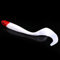 5 Stück 13 cm Gemischt, Angelköder Fisch Bass Snakehead Twist Peche Farbe PVC Weicher Köder (gemischte Farbe) (Roter Kopf)
