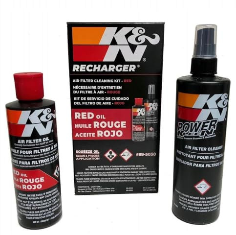99-5050 K&N FILTER CARE SERVICE KIT - SQUEEZE RED - PULIZIA FILTRO