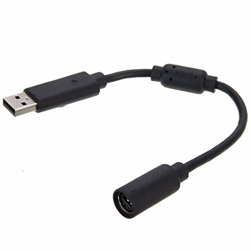 Pxiryanlow Câble adaptateur USB pour manette Xbox 360 Noir