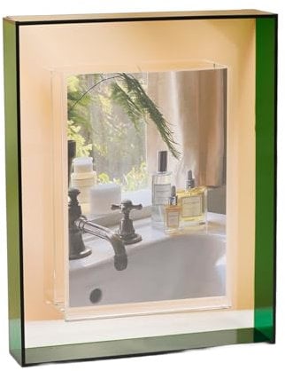 AGONEIR Moderner Bilderrahmenhalter - Transparenter und Farbiger Acryl-Fotorahmen