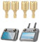 LKTOP 2 paia di bastoncini per telecomando Mini 3/Mini 3 Pro/Mini 4 Pro/Air 3/Air 2S/Mavic 3/Mavic 3 Pro/Mavic 3 Classic, accessori di ricambio per joystick DJI (oro)
