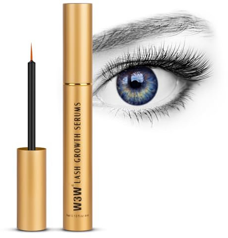 LOPHE Wimpernwachstumsserum, 4 ml Wimpernserum Wimpern Schützt und Kräftigt, Lash Serum für Besseres Wachstum von Wimpern und Brauen, vollere und längere Wimpern