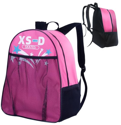 Naturepanda Schlittschuhtasche,Rollschuh-Rucksack,Rollschuhtasche,Schlittschuh-Inline-Skate-Aufbewahrungstasche,mit Verstellbar Trageriemen,Unisex,für Rollschuhe Inline-Skates Schlittschuhe,Kinder