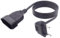 Okaywork 0.3m Câble d'extension de Courant européen à Angle Droit 90 degrés,Rallonge Câble Euro Électrique Fiche Prise vers Type-C Jack 2 noyaux, 24 brins 0,75 mm² pour PC, Ordinateur, Moniteur, TV