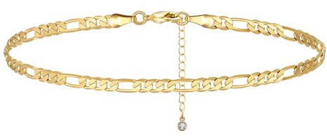Cangall Silber Fußketten für Damen, Infinity Fußkettchen Armband, Flexibel Verstellbar Sommer Barfuß Strand Silber Fußkette am Fußgelenk, Filigranes Design Strand Fußschmuck Geschenk für Frauen/Mama