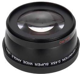 Afforstyle Convertisseur Grand Angle 0,45X 58Mm avec Macro-Macro pour Rebel T6S, T6I, Sl1, T5, T5I, T4I, T3I, T1I, T2I, Xsi, XS, XT, Xd, 60D, 60Da, 7D, 5D, 1D