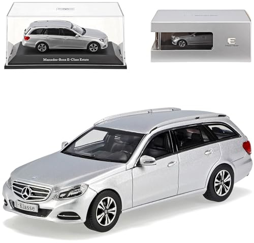 alles-meine.de GmbH Mercedes-B. E-Klasse Kombi T-Modell Iridium Silber W212 S212 Ab Facelift 2013 1/43 Kyosho Modell Auto mit individiuellem Wunschkennzeichen