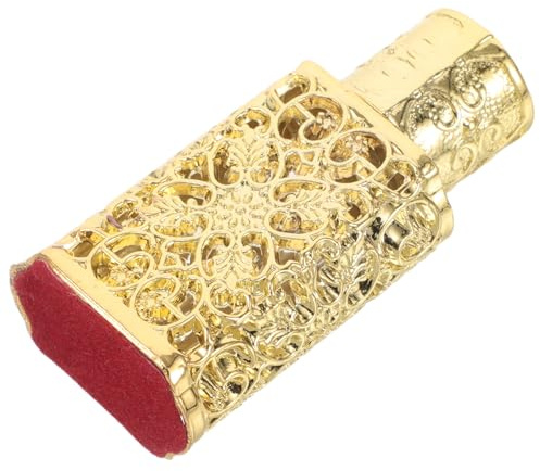GALPADA Flacon de Parfum Vide en Alliage et Verre Design Artistique Ajouré Portable et Polyvalent 3ml pour Voyage et Usage Personnel Élégant