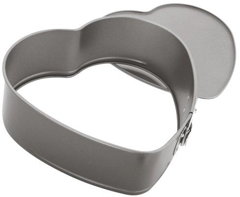 Judge Non-Stick Heart Cake Tin, Dishwasher Safe, 21cm x 22cm x 7cm