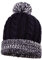 maximo Baby-Jungen mit Umschlag und Pompon Mütze, Blau (Navy/Weiss 4801), (Herstellergröße: 49/51)
