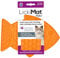 LickiMat Felix, Fish-Shaped Cat Slow Feeders for Feline Boredom and Anxiety Reduction; Perfect for Food, Treats and Anxiety Reduction, Orange