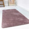Wecon Home Kuschelig weicher Esprit Hochflor Teppich, bestens geeignet fürs Wohnzimmer, Schlafzimmer und Kinderzimmer RELAXX (160 x 230 cm, Flieder)