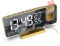Wecker mit Projektion Radiowecker-Digitaler Projektionswecker mit USB-Anschluss, 7.5 Zoll großes Spiegel-LED-Display,Snooze Dual-Alarm,FM Radio,4 Displayhelligkeit mit automatische Dimmfunktion（Gold）