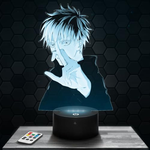 LED-Nachttischlampe Satoru Gojo, Geschenkidee für Teenager, Accessoire Satoru Gojo Manga Anime Jugendzimmer Jungen Deko Büro geschenkidee für teenager Weihnachten TOP