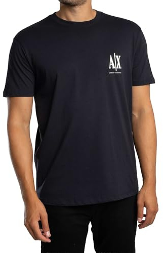 Armani Exchange Herren Short Sleeve Side Monogram Logo T-Shirt
