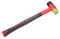 sourcing map Rubber Mallet Double-Faced with Non-Slip Plastic Grip Rubber Hammer with Soft/Hard Replacement Mallet for Leather Crafts Tile Vinyl Woodworking Flooring Installation, Red