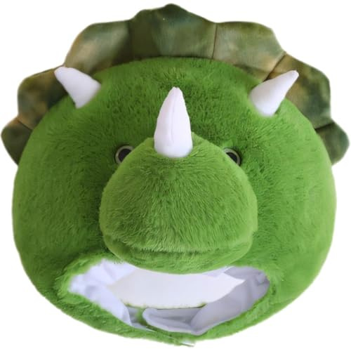 Bemvp Plüsch-Dinosaurier-Hut, Dreieckiger Drache, Kopfbedeckung, Cartoon-Tier-Kappe, Cosplay-kostüm-zubehör Für Jede Festival-Party, Verkleidung