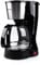MAYA RANGE Filter Coffee Machine, Coffee Maker for Instant Coffee, Pour Over Technology, 12 Cup, Anti Drip, Reusable Filter, Keep Warm, Anti Dry Burn, Aroma Blender, Black/Brushed Steel 1.5L