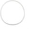 Reemplazo de sellado de junta de goma de silicona para olla a presión de aluminio de 8.8-12.8 pulgadas blanco (24 cm)