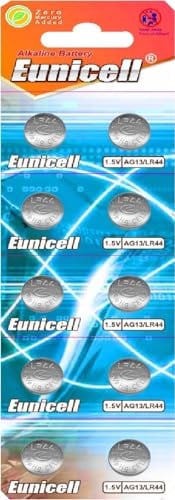 AG13 1 x Blister Card 10 Eunicell Germany Sales=Batteries