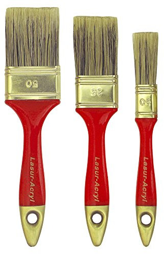 ROTIX 96143, pennello per velature, 3 pezzi, 20 – 35 – 50 mm, piatto