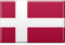 Küchenmagnet - Länderflagge Dänemark - Gr. ca. 8x5,5 cm - 38028 - Magnet