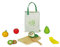 EverEarth Obst-Set aus nachhaltigem Holz – Spiellebensmittel für Kinderküchen – Umweltfreundliches Spielzeug mit unbedenklichen Wasserfarben – Lernspiel für Rollenspiele – EE33771