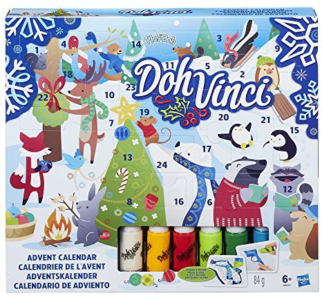Hasbro DohVinci B6997EU4 - Adventskalender, Bastelspielzeug, Mehrfarbig