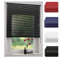 ourdeco® Jalousie aus PVC / 80 x 160 cm (Breite x Höhe) / Farbe schwarz/lichtdurchlässig bis Blickdicht/Einfache Montage an Wand oder Decke