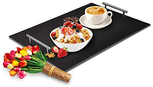 Sendez Plateau de service en ardoise - Plateau à petit-déjeuner