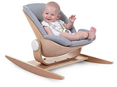 Childhome Coussin Réducteur de Naissance; Compatible Transat Naissance Evolu Newborn Seat; 100 pourcent Coton; Harnais de sécurité 5 points; Confortable; Ergonomique; Couleur Gris CHEVOSCNBJG