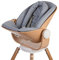 CHILDHOME, Geburtsverkleinerungskissen, Kompatibel mit Evolu Newborn Seat, 100% Baumwolle, 5-Punkt-Sicherheitsgurt, Bequem, Ergonomisch, grau