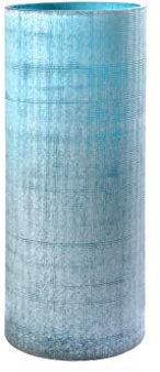 sompex Vase Ashley Größen, Farbe:blau, Größe:Ø 14.5 x 35 cm