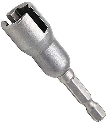 2 x Flügelmutter-Schraubendreher, Flügelmutter-Bohrer, Steckschlüssel-Werkzeug, 6,35 mm Sechskantschaft, Schlitz, Flügelmuttern, Bohrer-Bit für Panelmuttern, Schrauben, Auge C-Haken-Bolzen