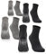 Occulto Damen Stoppersocken 80% Baumwolle 2-4 Paar (Modell: Madeleine) 4 Paar| Schwarz,Grau 35-38