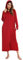 Veseacky Damen-Bademantel mit Kapuze und Reißverschluss, langärmelig, Hausmantel, volle Länge, Nachthemd mit Taschen, S-XXL, H0125-Weinrot, XL