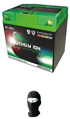 COMPATIBILE CON HARLEY DAVIDSON FLHTCU Ultra Classic Electra Glide 1584 2007-2012 BATTERIA A LITIO SKYRICH BATTERIE PER MOTO SCOOTER 66X123X163-POS.DX RICARICABILE 12V 96WH 480A SPECIFICA