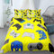 huitutu Jungen Gamepad Bettwäsche 135X200cm Tröster Startseite Satz,Kinder Gamepad Bettwäsche Set,Moderne Spieler Bettbezug Für Jugendliche Jugend Mädchen+ 1 Kissenbezug 80x80cm Gelb